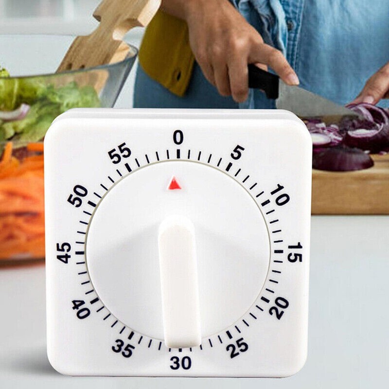 Mechanical Timer Game Count Down Counter 1Hr/60Min Alarm Kitchen Cooking Tool H gallery