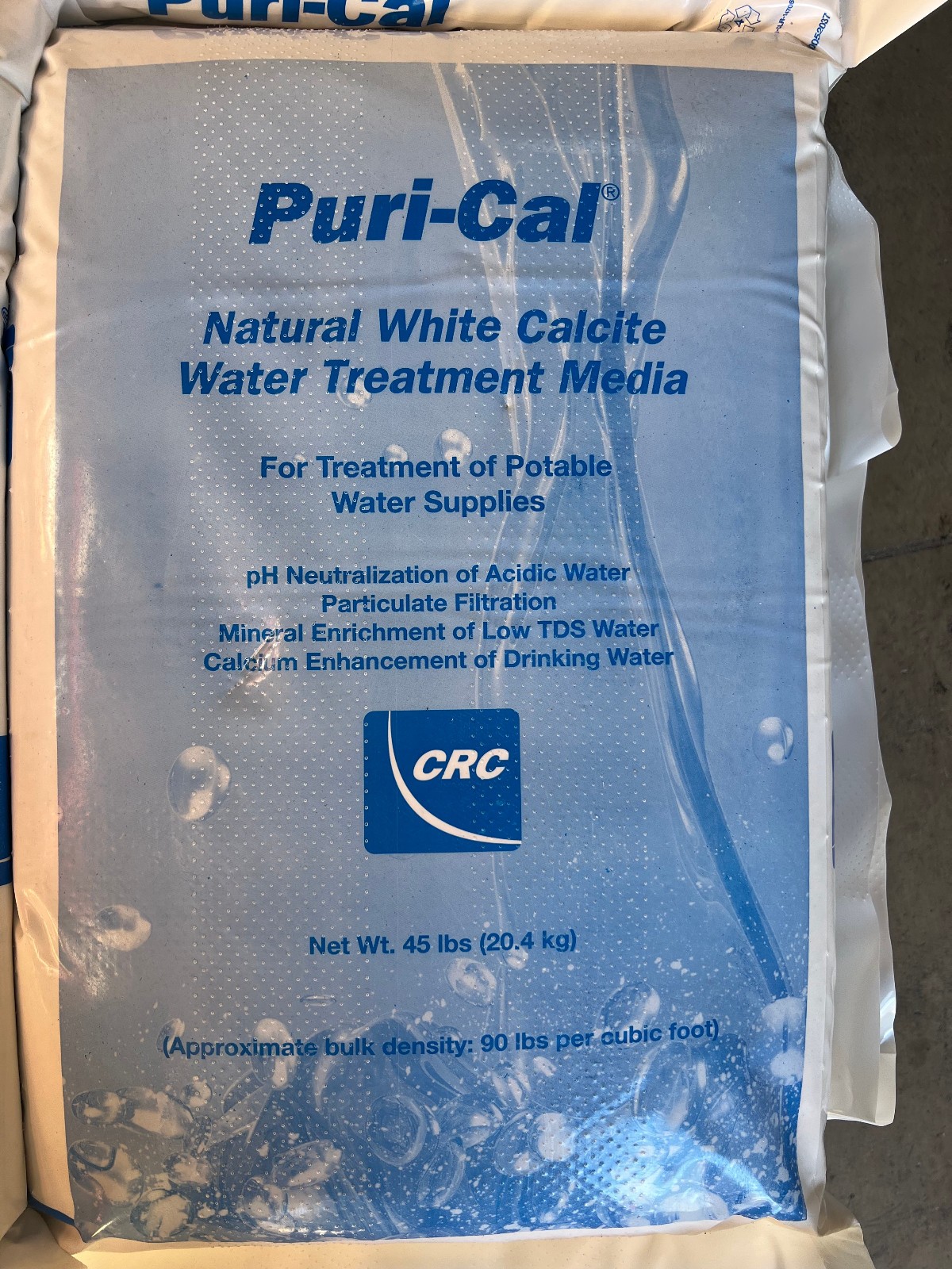 Calcite Corosex Media (Calcium Carbonate Mineral) pH Correction, Acid Neutralize gallery