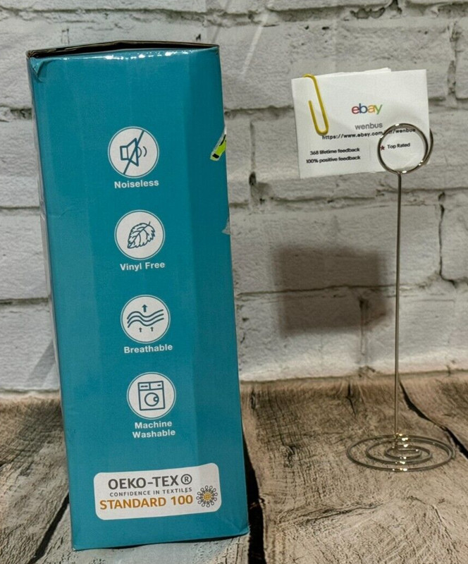 Lunsing King Mattress Protector, Waterproof Breathable Noiseless King Size Mattr gallery