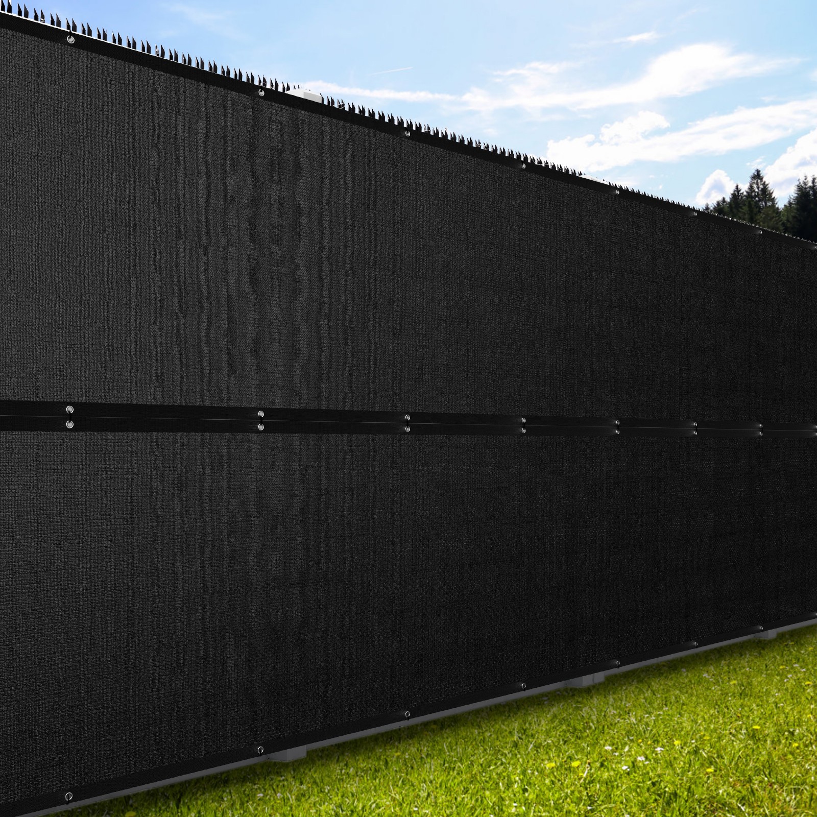 50x 8ft 6ft 5ft 4ft Privacy Fence Screen Garden Yard Windscreen Mesh Shade Cover gallery