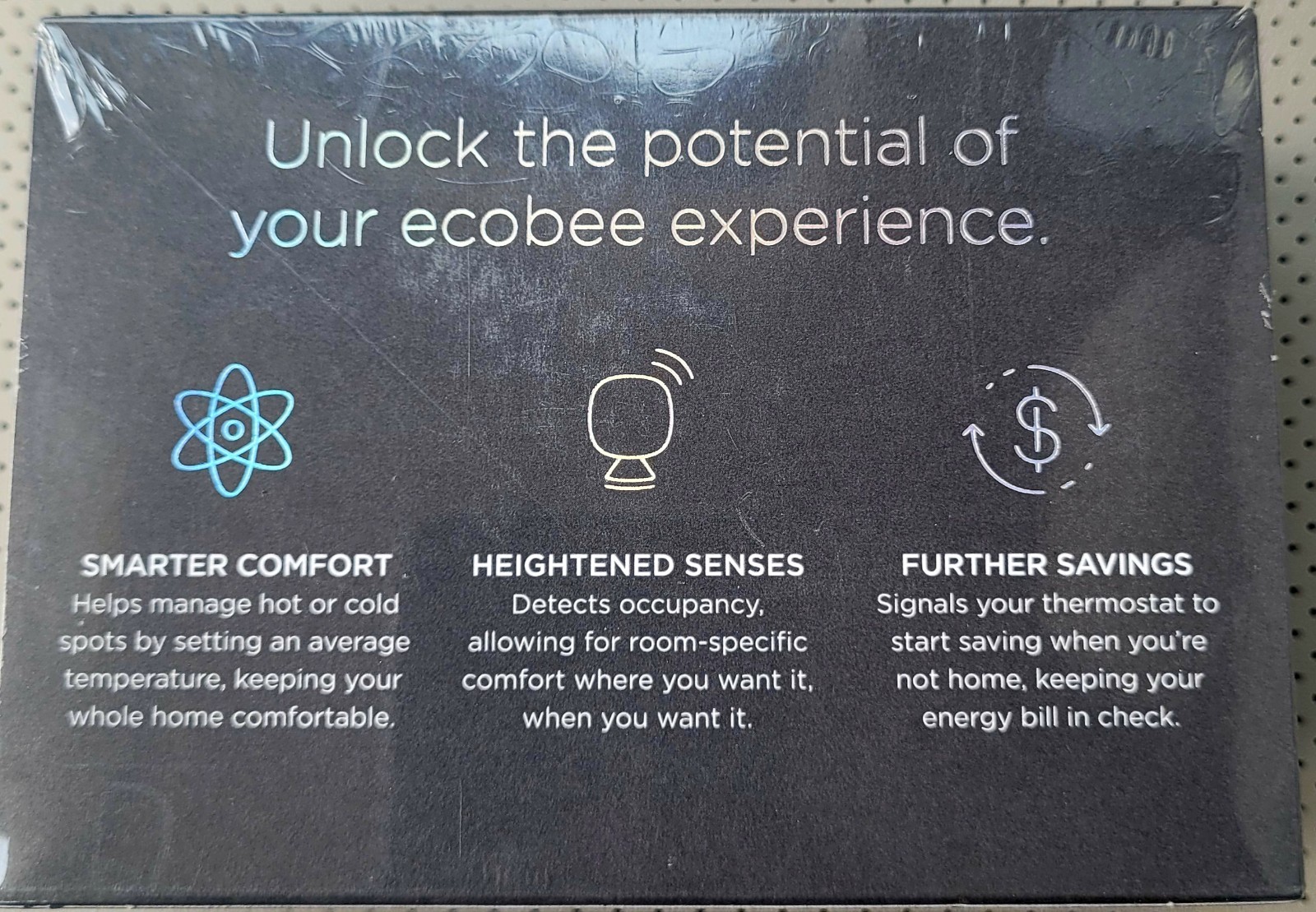ecobee SmartSensor Room Temperature Sensors - White, Pack of 2 (EB-RSHM2PK-01) gallery