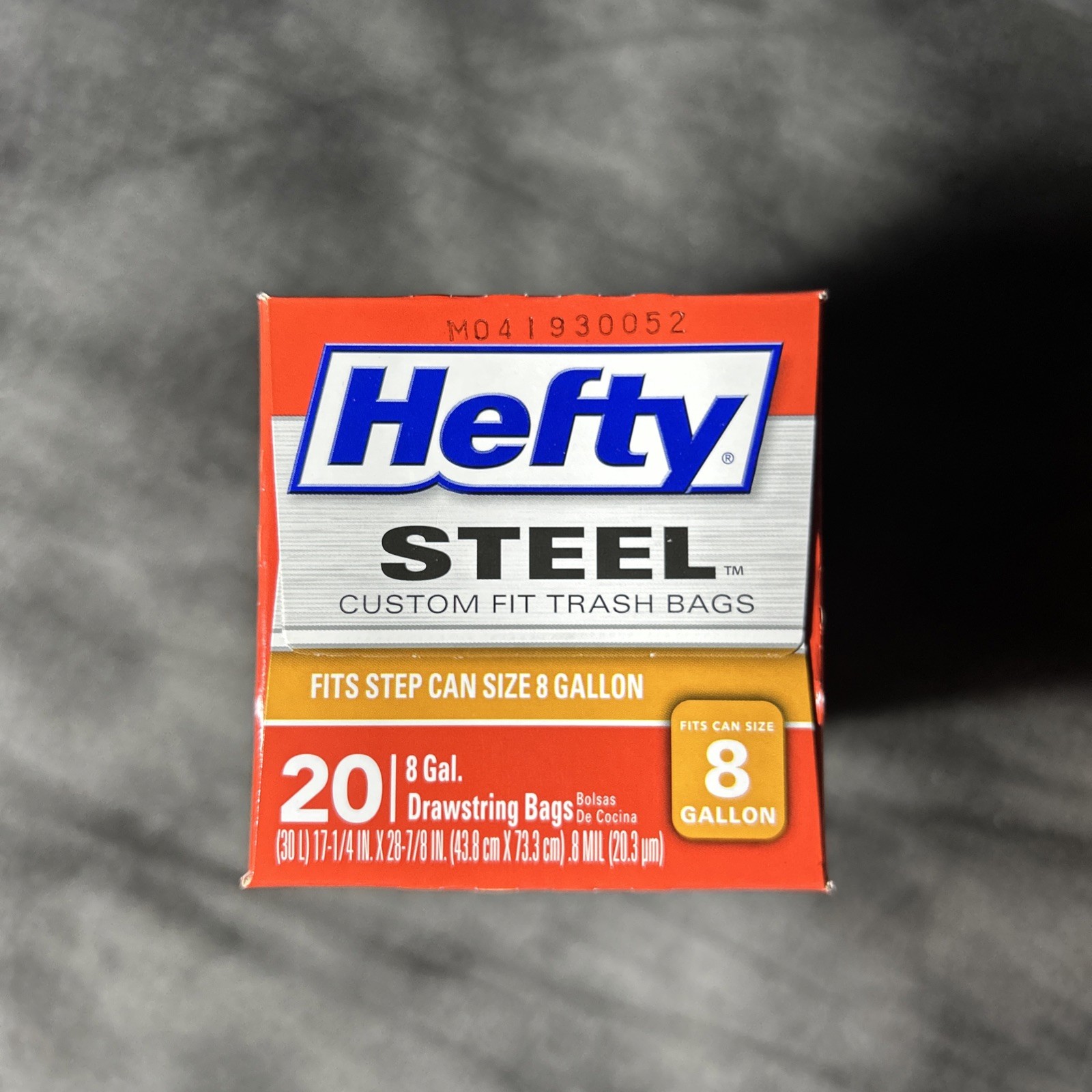 2 Steel Custom Fit I Size Drawstring Trash Bags Black, Discounted 8 Gal, 20 Ct gallery