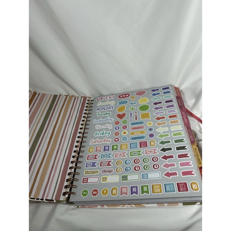 CREATIVE EXPERT 17 MONTH PLANNER" Live Love Bloom "AUG 2025-DEC 2026 New See Pic gallery