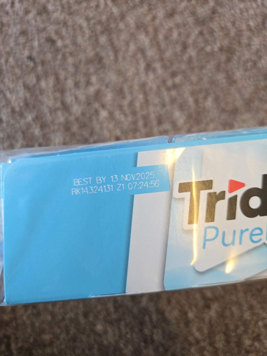 Rare Trident Purely Peppermint Sugar Free Gum, 12 Packs of 14 Pieces 168 Total gallery