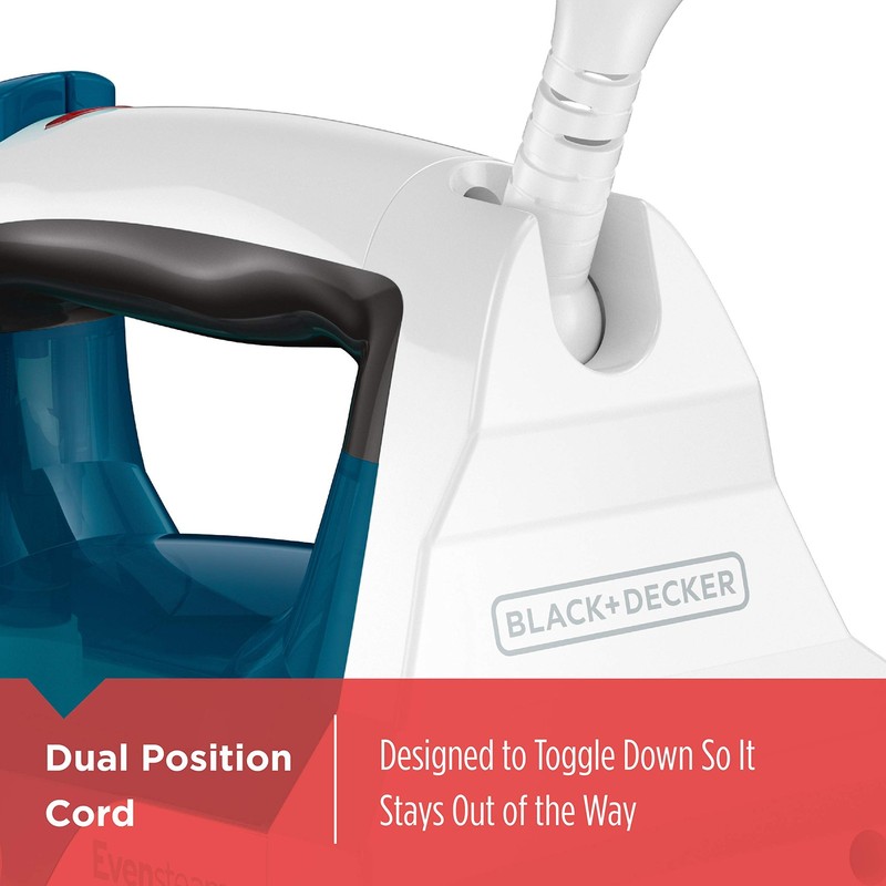 BLACK+DECKER Easy Steam Compact Iron, IR06V, Dual Position Cord, TrueGlide gallery
