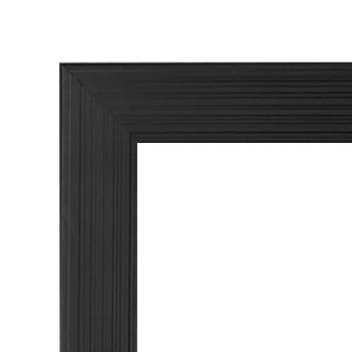 PECULA 2-Pack 5x7 Picture Frames Black Plastic with Clear Plexiglass gallery