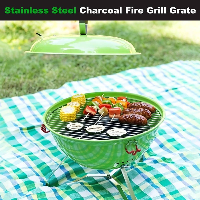 1 Pack Charcoal Grate Replacement, BBQ High Heat Steel Grill Grate [11.81 Inch] gallery