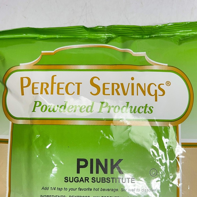 PERFECT SERVINGS (3 PACK, 2lb EACH) Pink Sugar Substitute Pink BB 01/27 99136 gallery