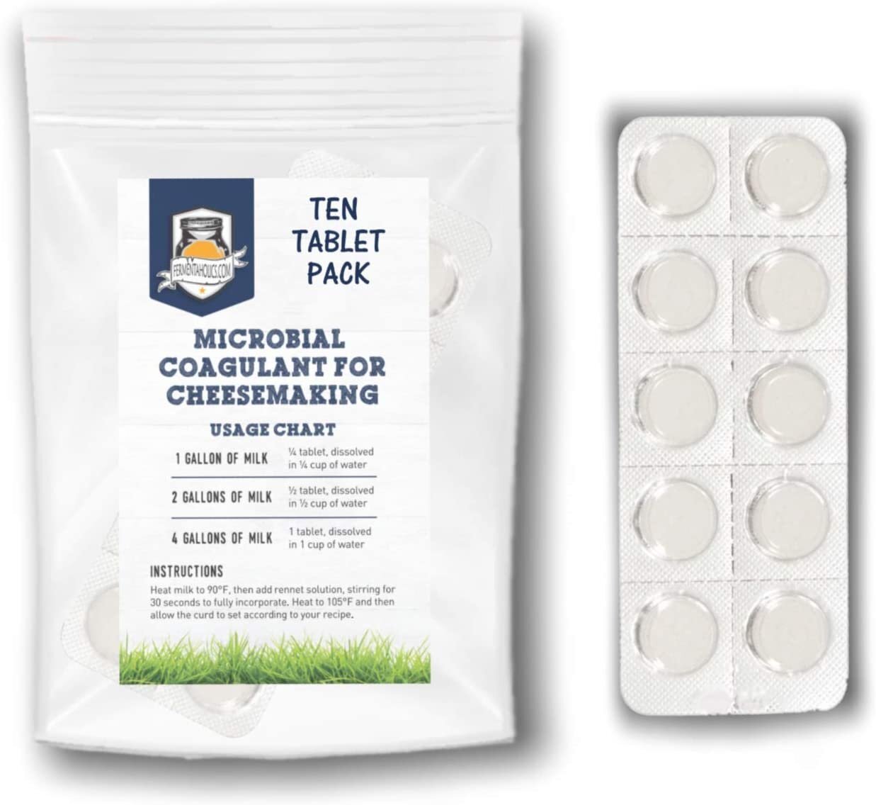Fermentaholics Microbial Rennet Tablets For Cheese Making DIY Cheesemaking gallery