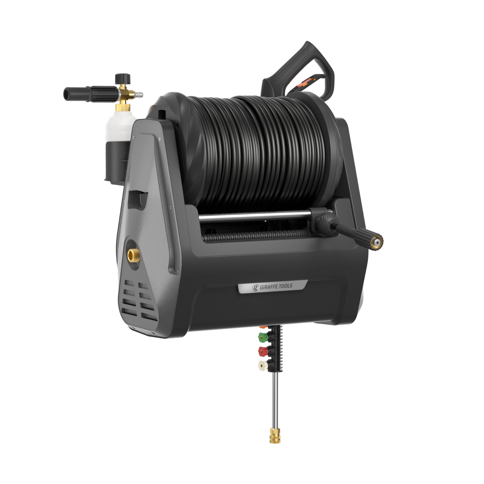 Giraffe Tools Max 2900 PSI Electric Pressure Washer with 100FT Hose Wall Mounted gallery