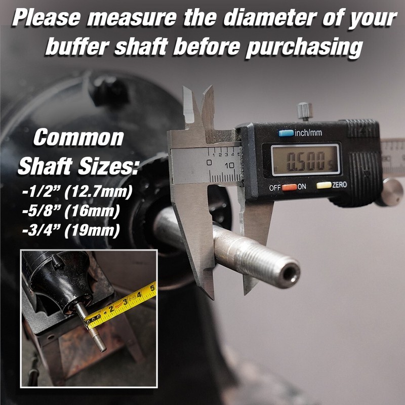1/2" Bench Grinder Flanges & Spacers | Buffer Washers Polishing Buffing Grinding gallery