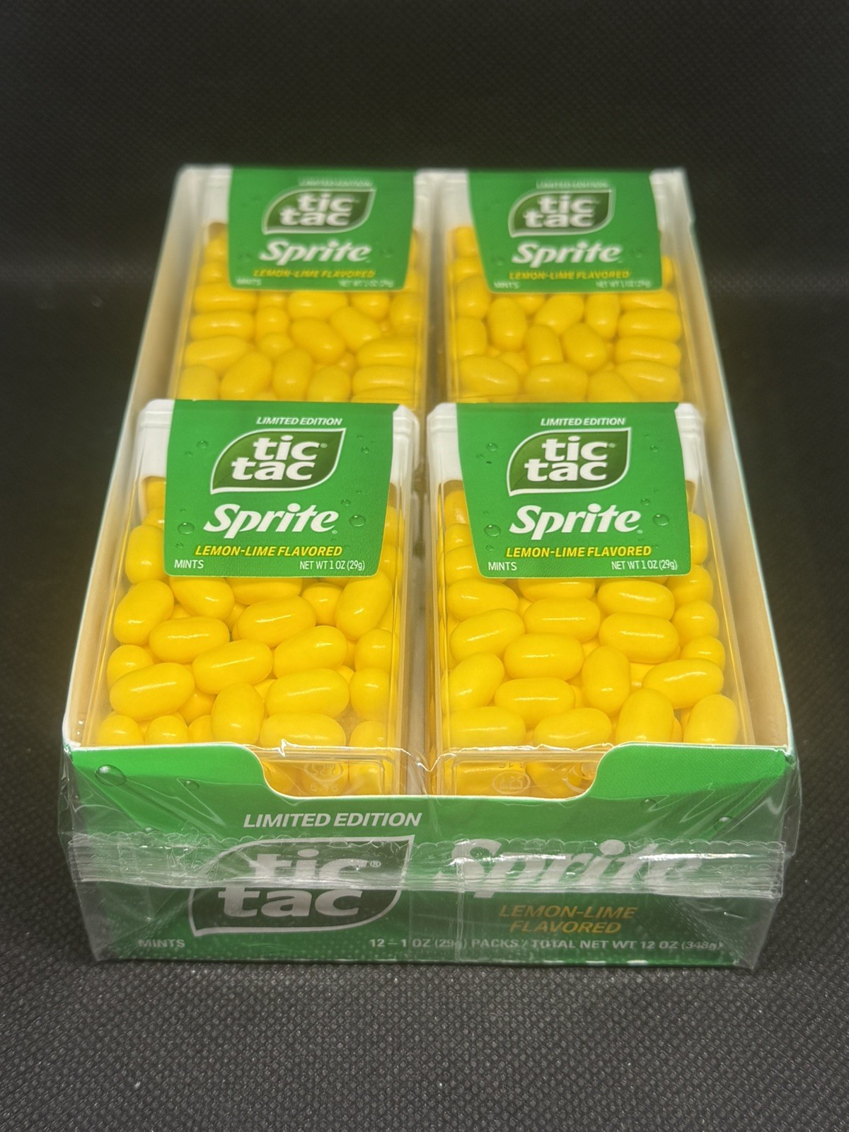 12 Pack Full Box ~Tic Tac Sprite Lemon-Lime-Flavored LIMITED EDITION 08/2025 gallery