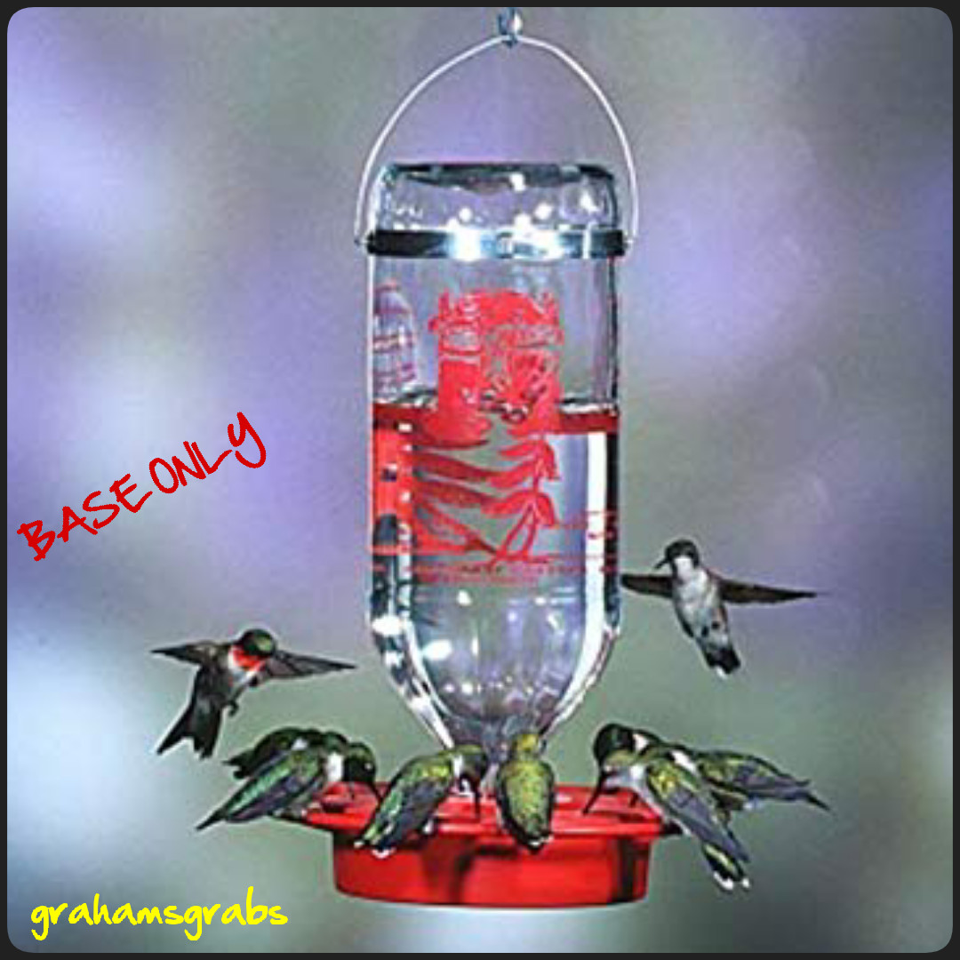 BEST-1 HUMMINGBIRD FEEDER REPLACEMENT BOTTOM BASE FITS 8, 32 & 72 oz MADE IN USA gallery