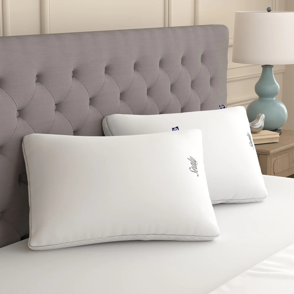 Sealy Sterling Collection Down-Alternative Pillow, KING. 2-pack. gallery