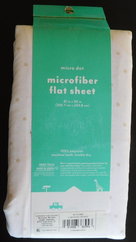 Pillowfort Microfiber Flat Sheet Full Gray Micro Dot 81x96 OEKO-TEX Target gallery