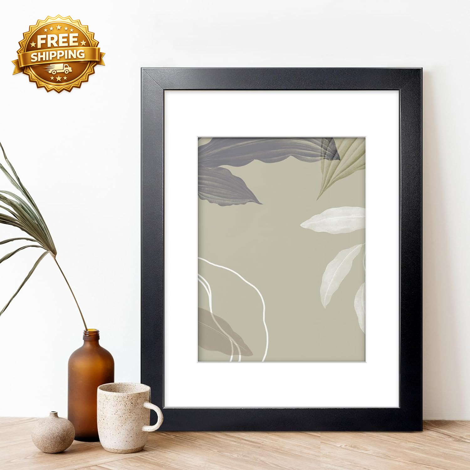 11X14 Picture Frame 11 X 14 Frame Display Pictures 8X10 with Mat or without Mat gallery