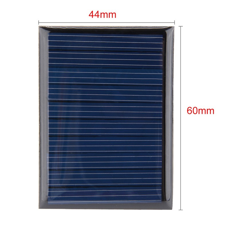 5Pcs 5V 50mA Poly Mini Solar Cell Panel Module DIY 60mm x 44mm gallery