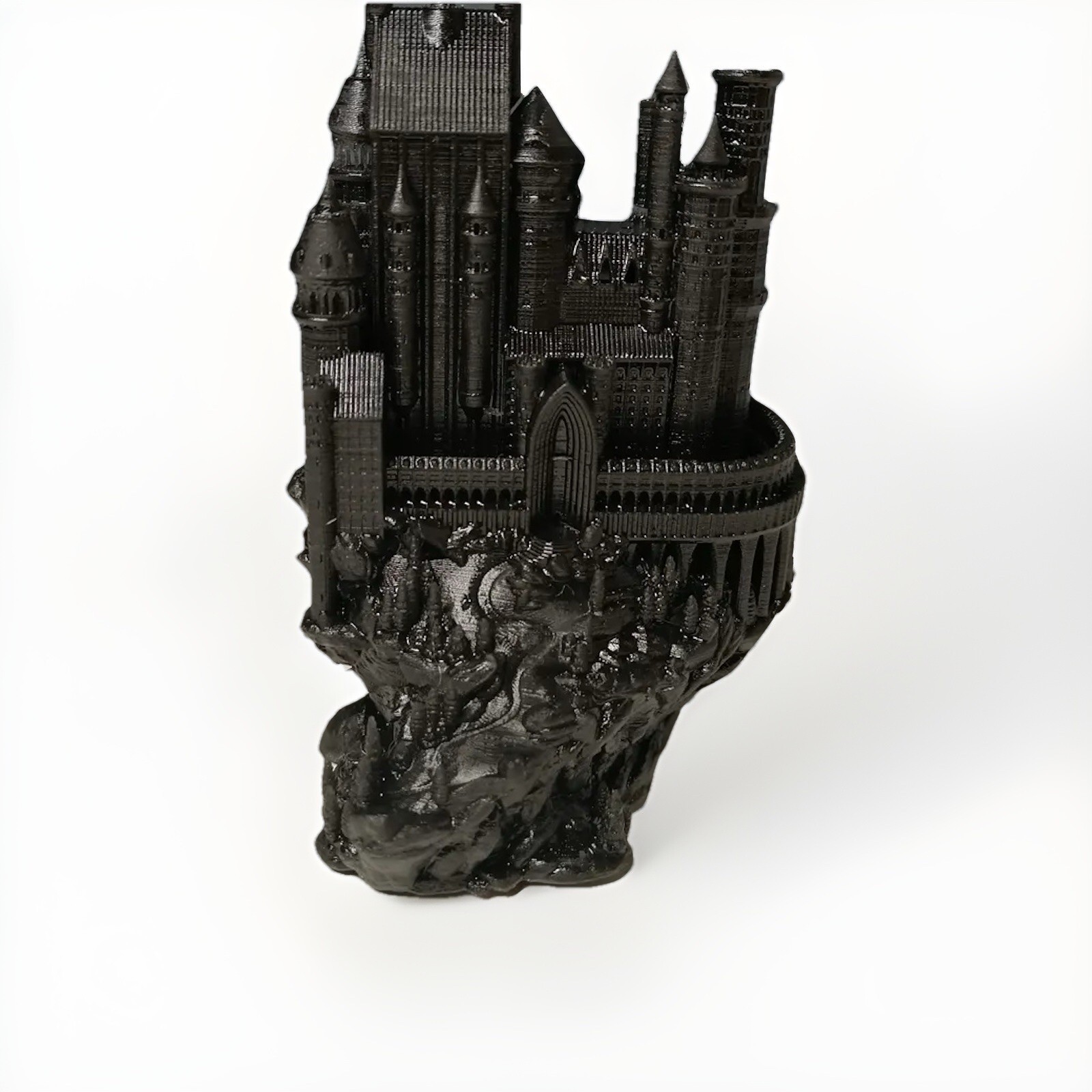 Medieval Castle | High-Detail 3D Printed Fantasy Castle | European Castles-Black gallery