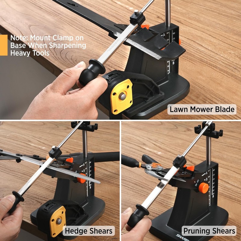 SHARPAL 201H Scissor Sharpener – Adjustable 22°84° Angle, 325/600 Grit Diamon... gallery