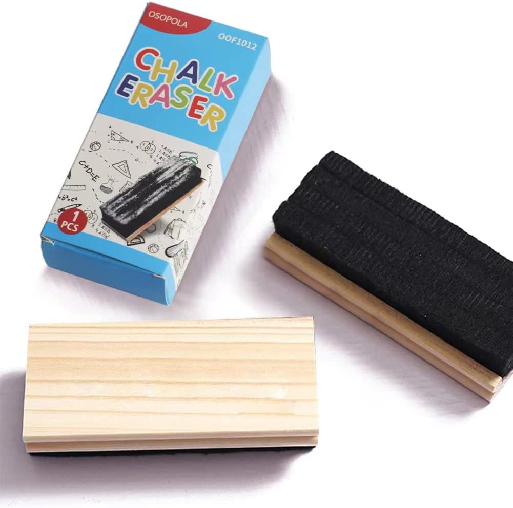 OSOPOLA Chalkboard Eraser - Campus Style Pine Wood 1 Count (Pack of 1), 1 Pcs gallery