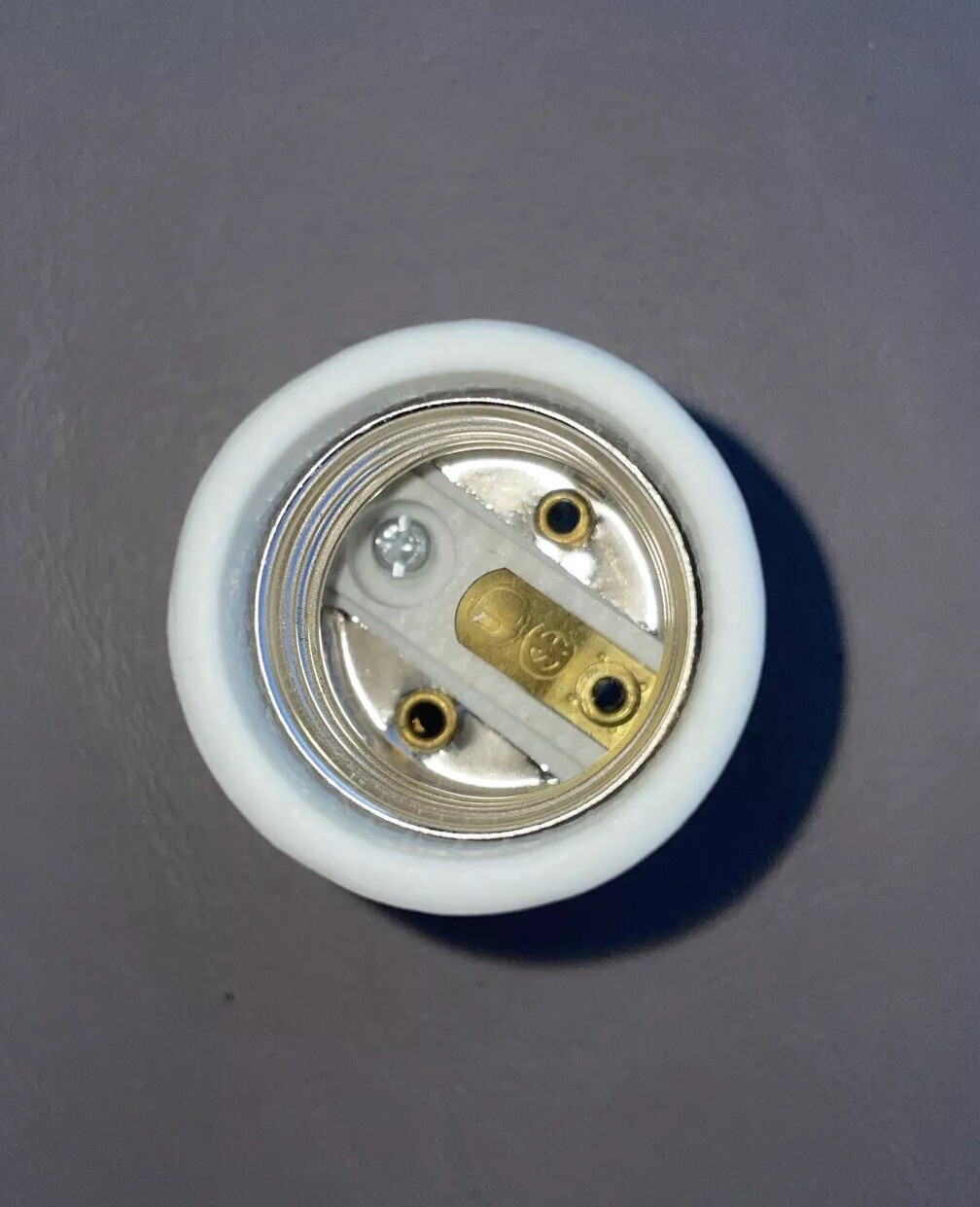 Gold GE-6003 Porcelain Lampholder Socket w/ Hickey 660W 250V E105933 45E3 E26 gallery