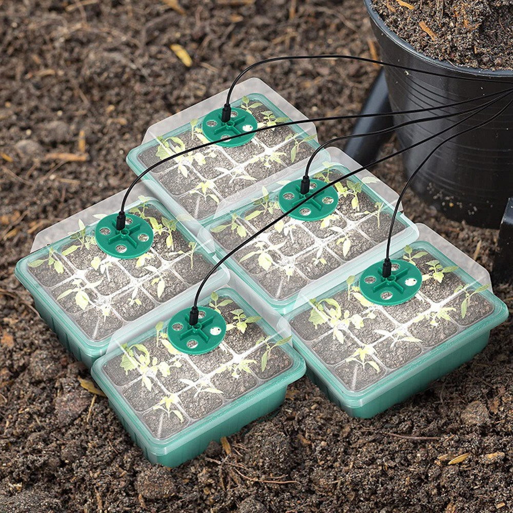 5 Pack Seed Starter Trays for Grow Light Seed Starter Kit Seed Growing Starting gallery