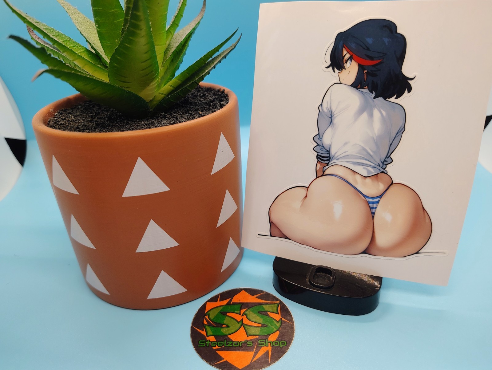 (4.5 Inches) Kill la Kill - Ryuko Matoi (Thicc) - Water-Resistant Vinyl Sticker gallery