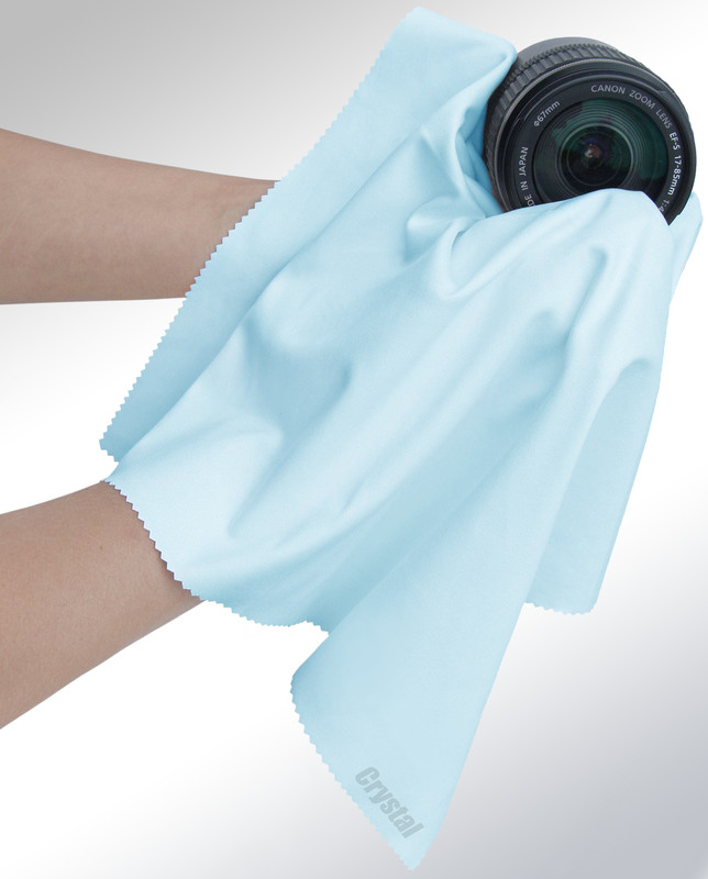 Oversized Microfiber Cleaning Cloth 20" X 20" for TV Screens Lens Phone (Black) gallery
