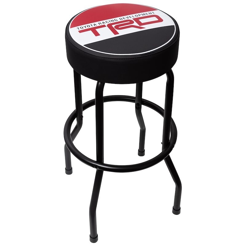 PLASTICOLOR TOYOTA RACING DEV TRD STOOL 004813R01 Round Vinyl Seat Non-Swivel gallery
