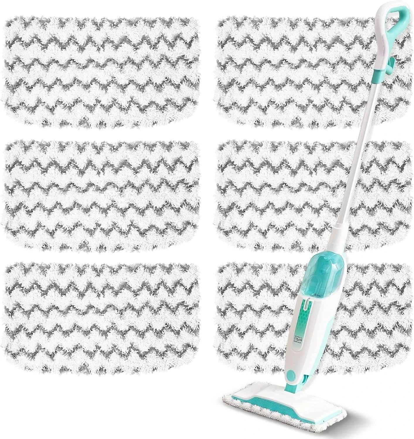 6 Pack Steam Mop Replacement Pads for Shark Steam Mops S1000/S1000A/S1000C/S1000 gallery