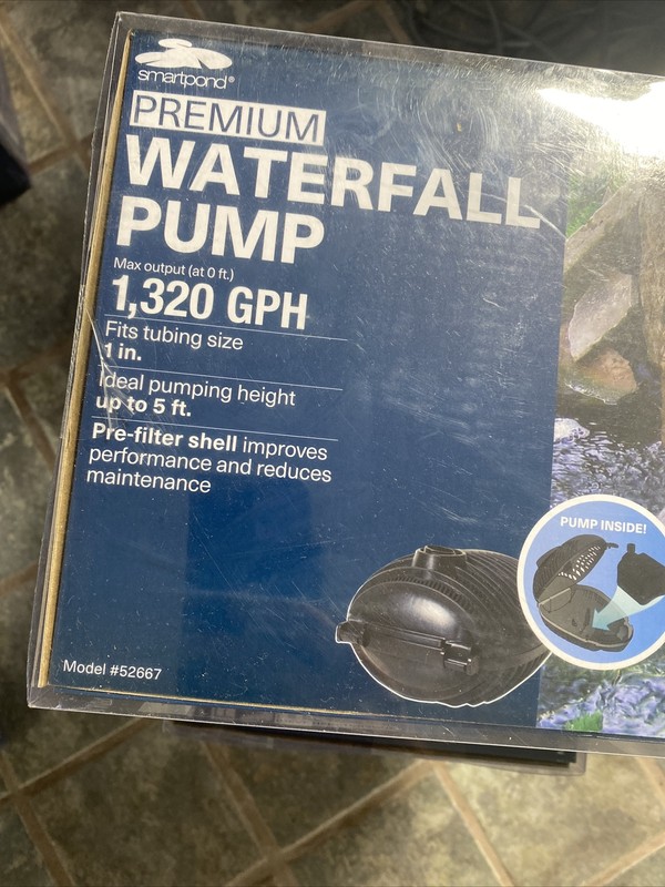 smartpond premium waterfall oumo 1320GPH model 52667 gallery