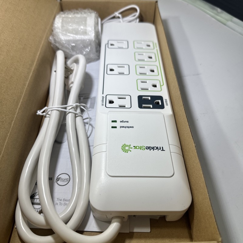 TrickleStar 183SS-US-8XX Motion Sensor PowerStrip 1800W gallery
