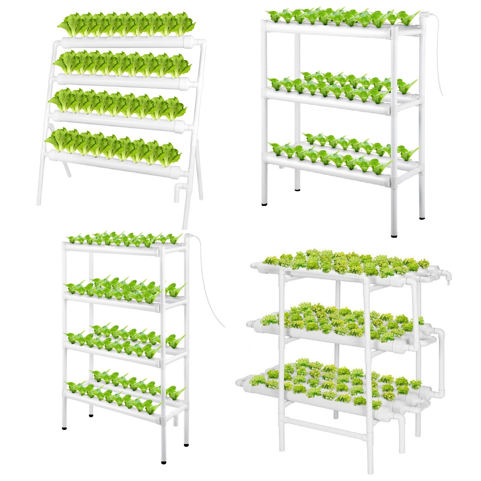 Hydroponic Site Grow Kit Hydroponics System 36 54 72 90 Plant Sites 3/4 Layers gallery