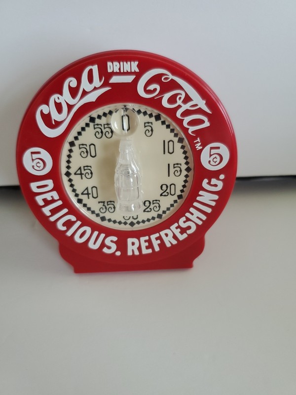 Coca-Cola branded kitchen timer Retro look Vintage, Nostalgic 1996 gallery