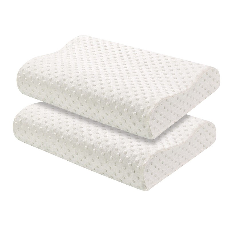 2 Pack Memory Foam Pillow Sleeping Contour Pillows Neck Support Orthopedic gallery