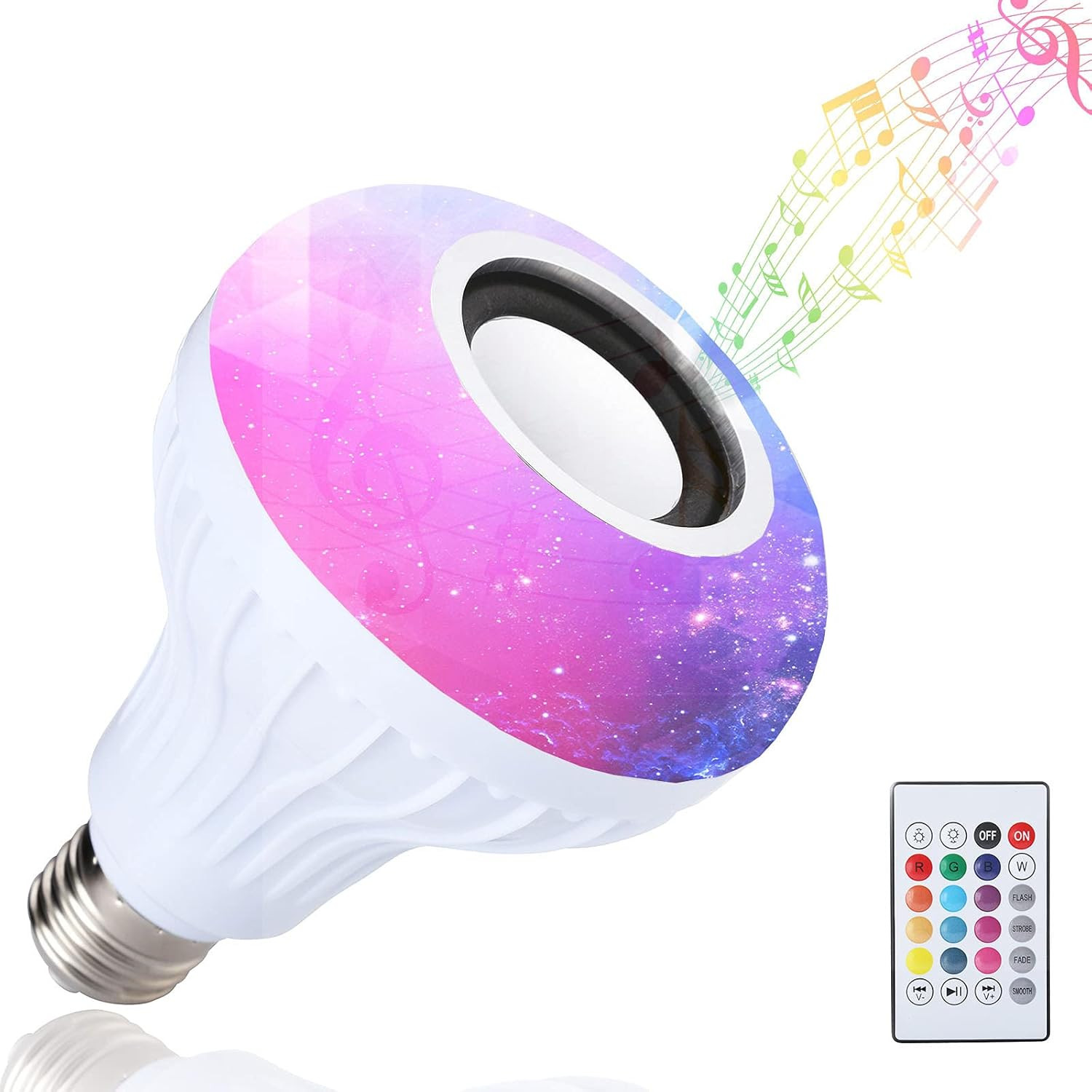 LED RGB Bulb Light Smart Bluetooth Music Speaker Changing Color Lamp Shower Head gallery