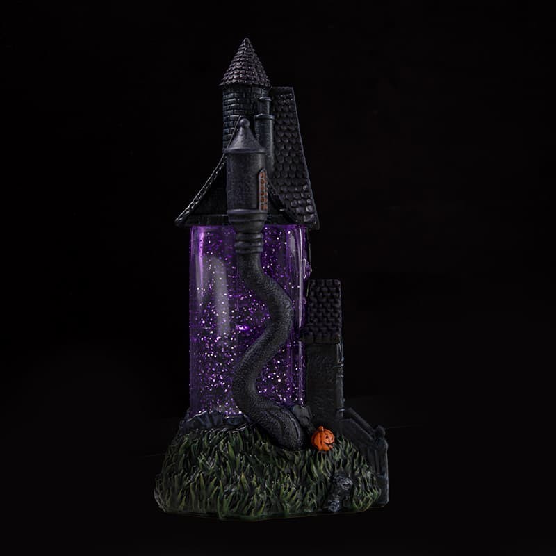 🏚️ Cracker Barrel Exclusive Halloween Haunted House Glitter Globe Lighted Decor gallery