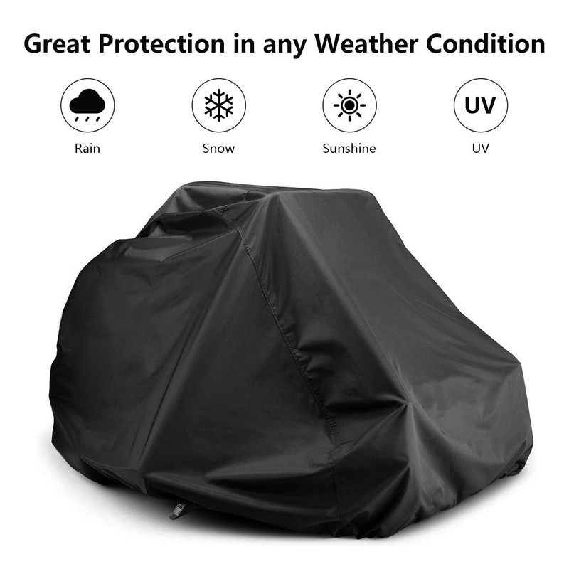 Zero-Turn Mower Cover Universal Fit 600D Polyester Oxford, Weatherpoof UV gallery