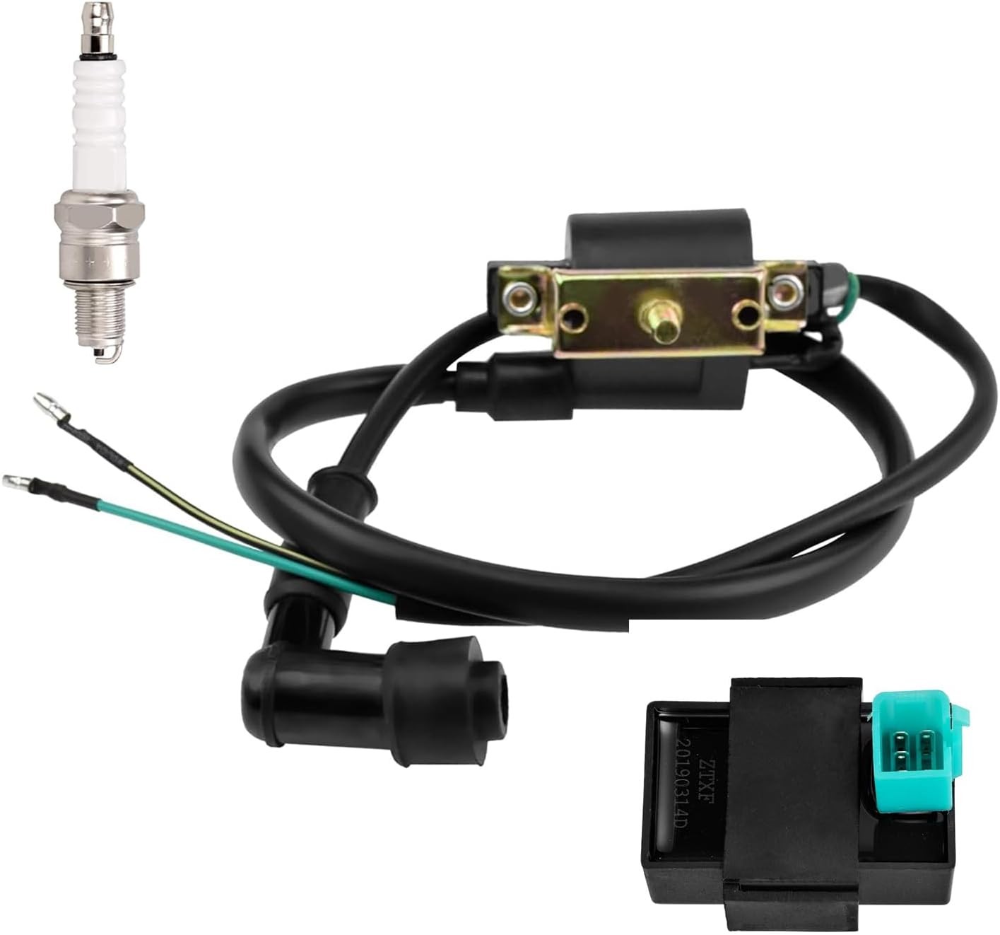 Ignition Coil 5 Pin CDI Box Kit For 50cc 70cc 90cc 110cc 125cc 4 Wheeler ATV gallery