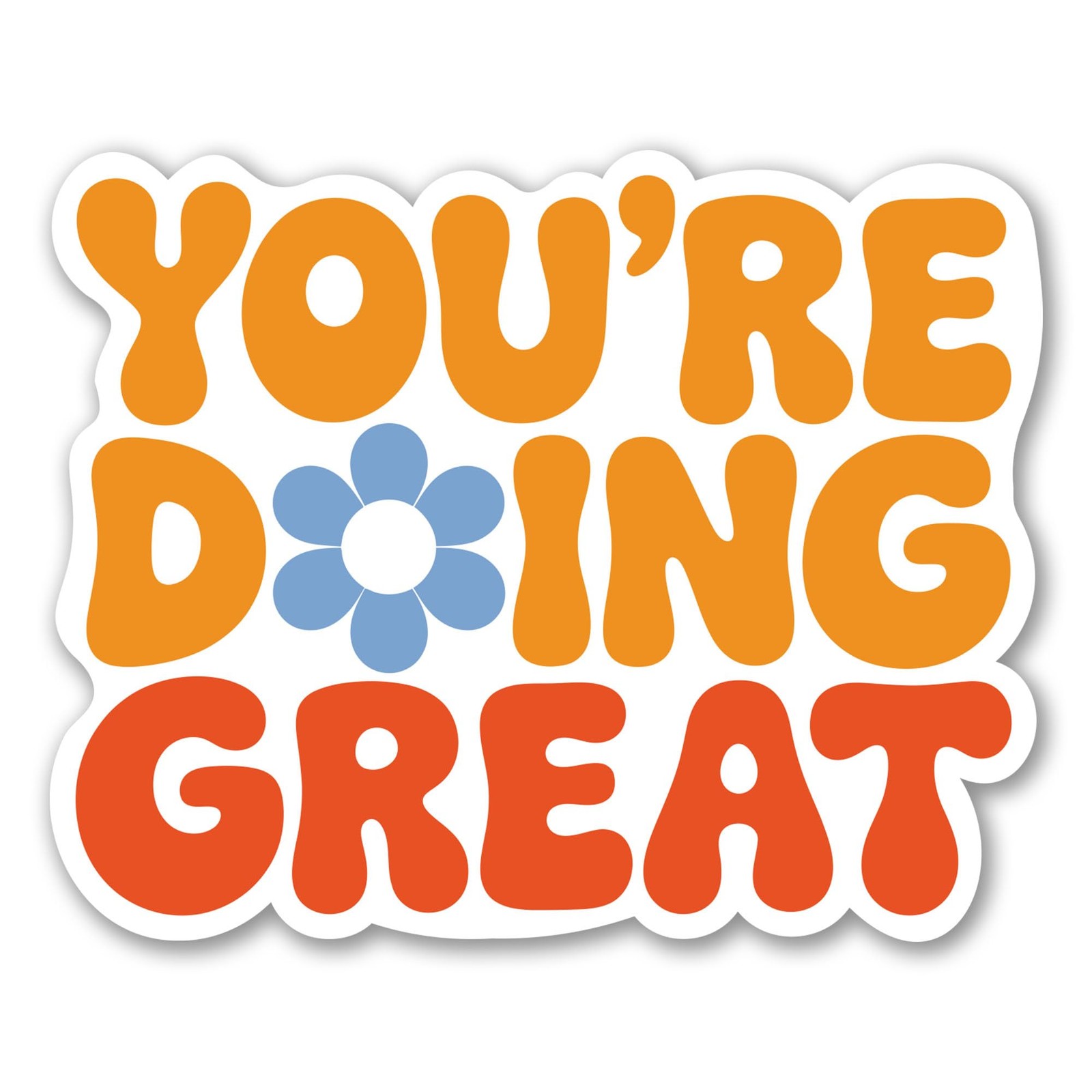 Magnet Me Up You’re Doing Great Magnetic Decals 5x4 Inches Positive Quote Magnet gallery