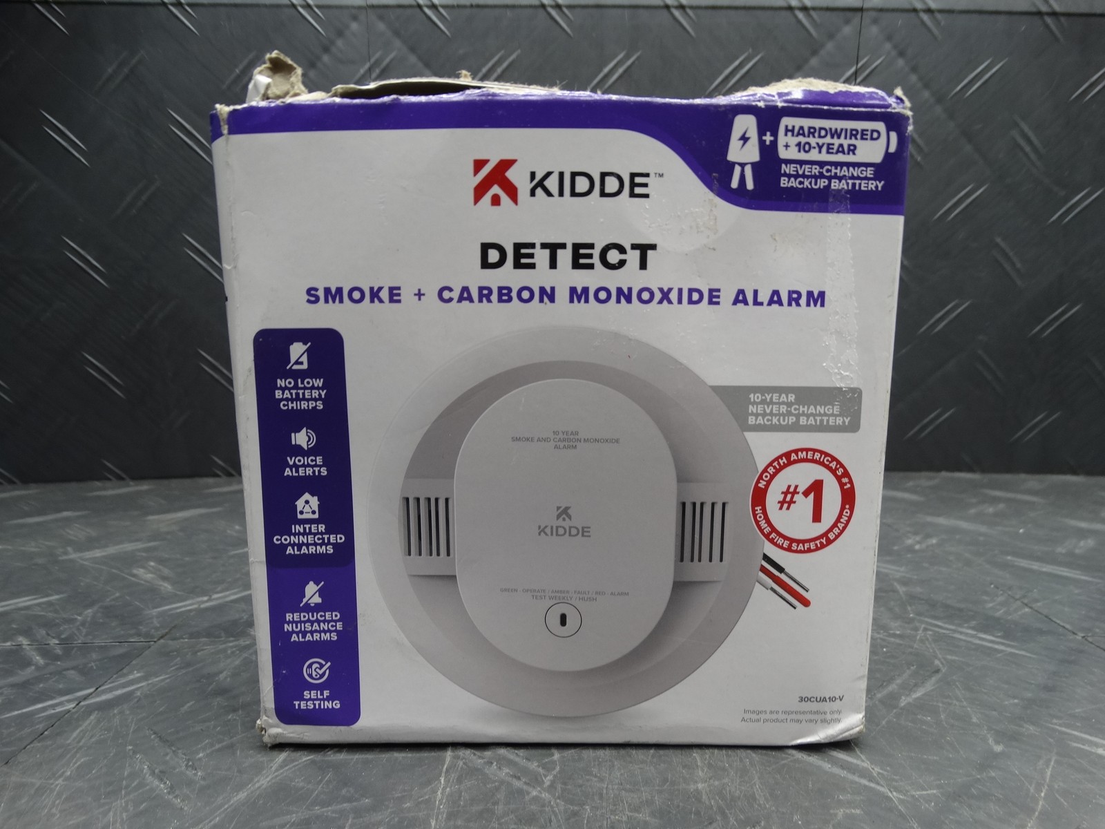 Kidde 10-Year Battery and Hardwired Smoke & Carbon Monoxide Detector LED Lights gallery