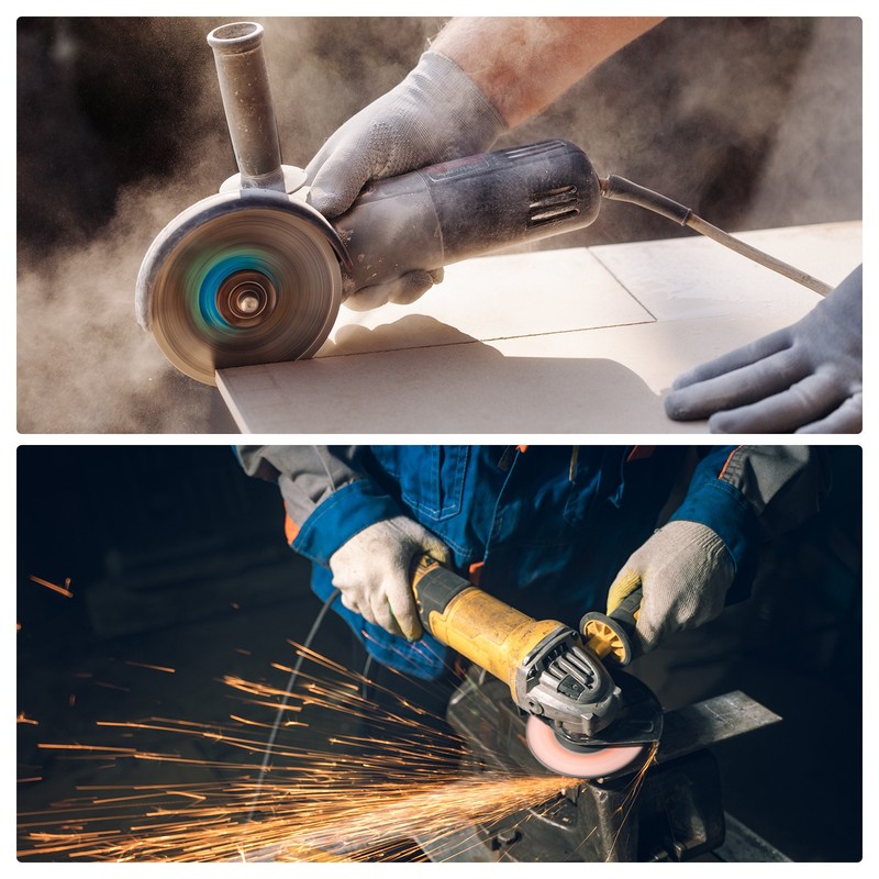 4 Set Angle Grinder Side Handle 8mm Thread 135mm Plastic Non-Slip gallery