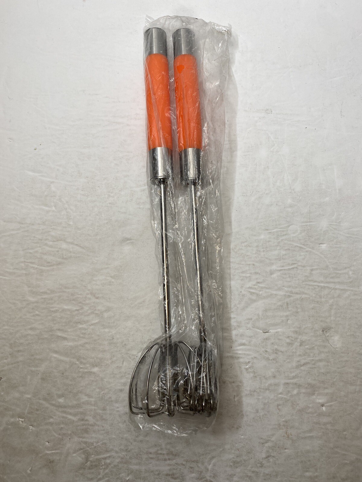 Stainless Steel Semi Automatic Whisk Egg Beater • Set Of 2 gallery