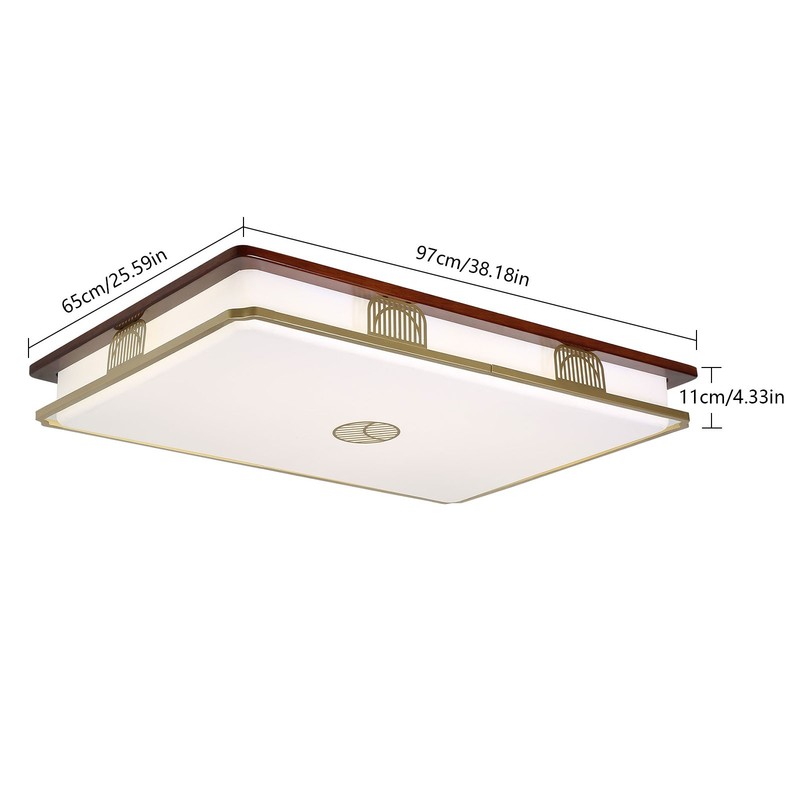 Dimmable LED Ceiling Light Flush Mount Ceiling Light Fixture with Remote Control gallery