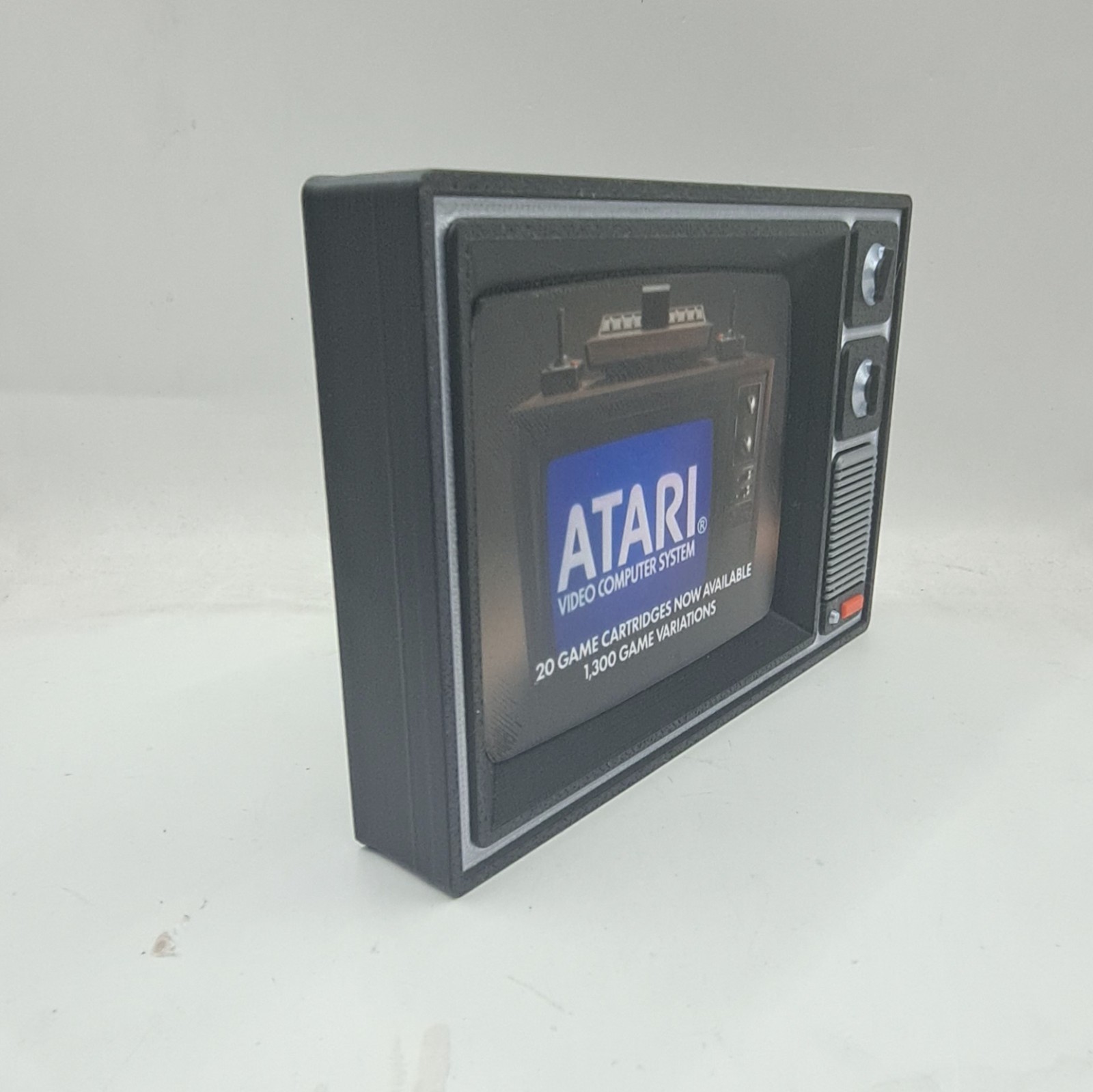Atari Video Game Console Ad Retro TV Display Desk Shelf Art Home Decor gallery