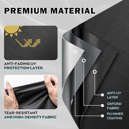 Rectangular Outdoor Table Cover Weatherproof, 64 Rectangular-64"L x 38"D x 28"H gallery