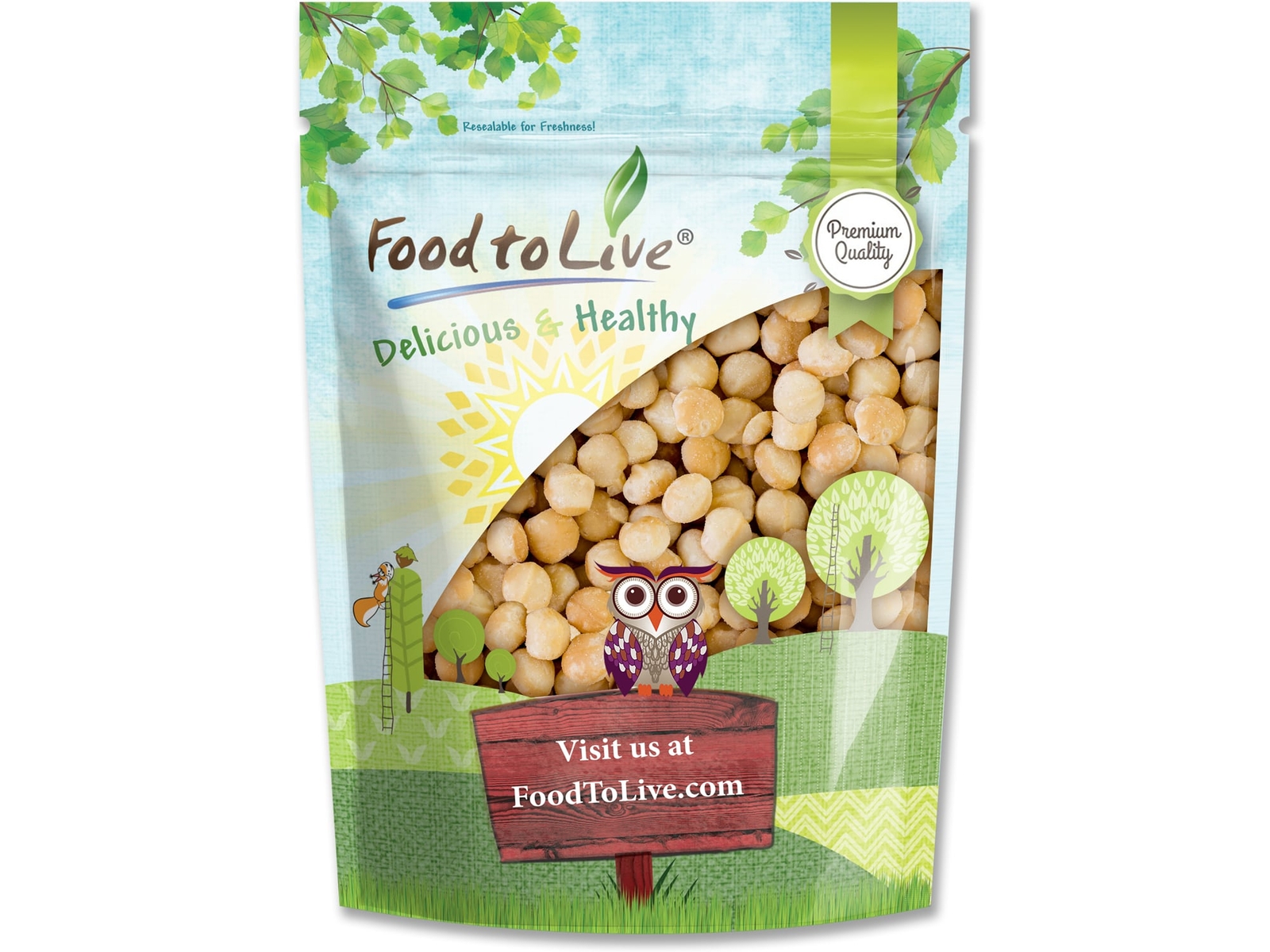 Dry Roasted Macadamia Nuts – Unsalted, No Oil Added, Bulk gallery