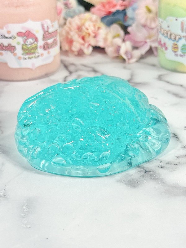 Happy Easter Fishbowl Slime, Easter Theme, No Scent, low Stretchy, ASMR gallery