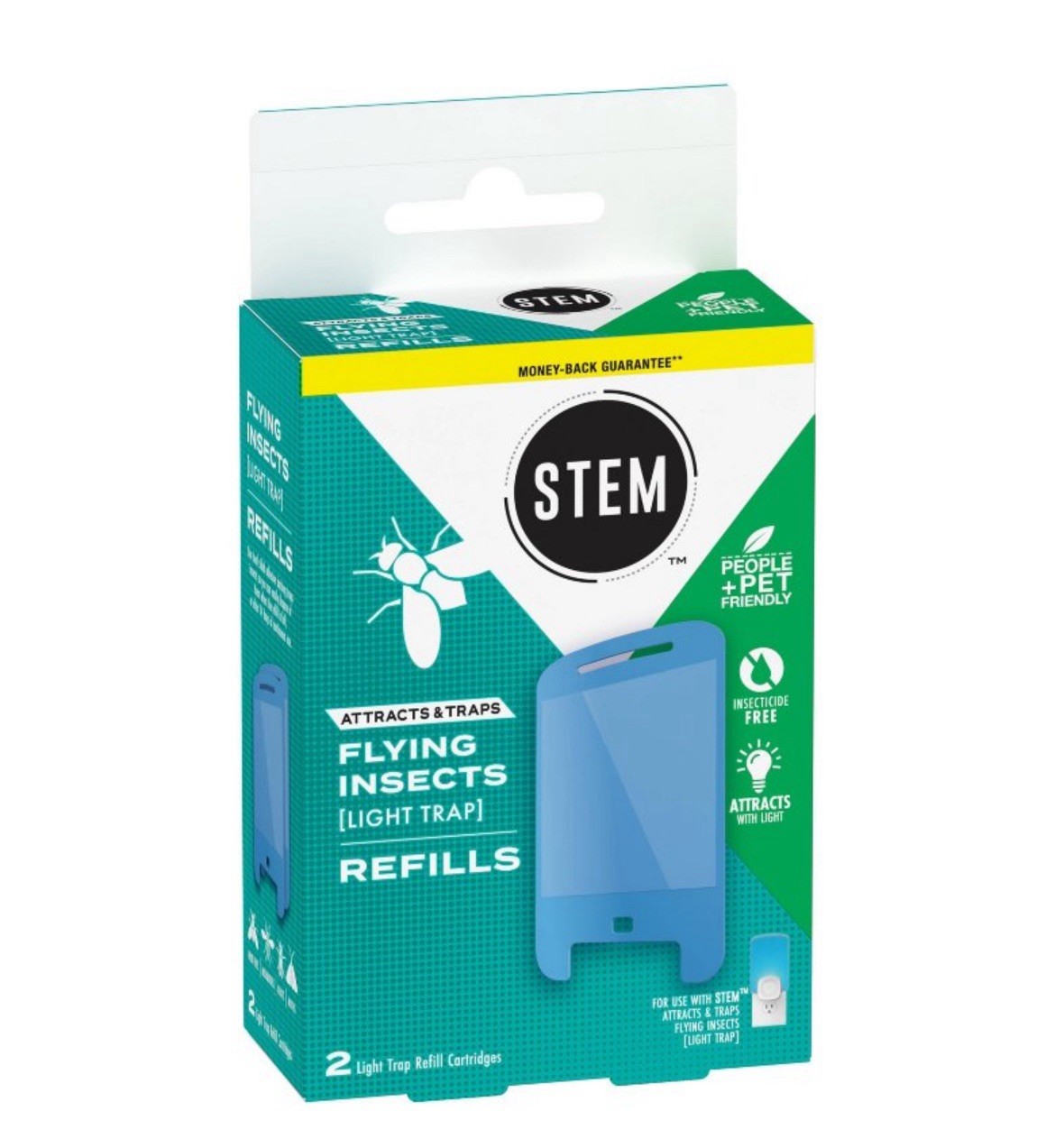 STEM Flying Insects Light Trap Cartridges, Fruit Flies, Gnats, 4 Refills Total gallery