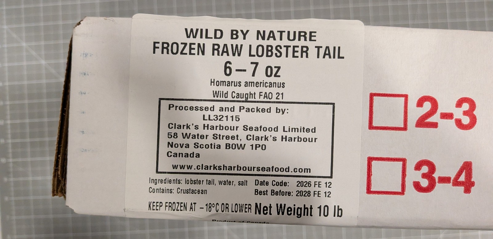 10 Lb Case Cold Water Lobster Tails 6oz-7oz Fresh Flash Frozen Wild by Nature gallery